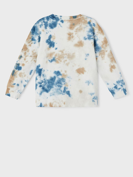 name it Blaues und cremefarbenes gemustertes Sweatshirt für Jungen, Name: Fomal