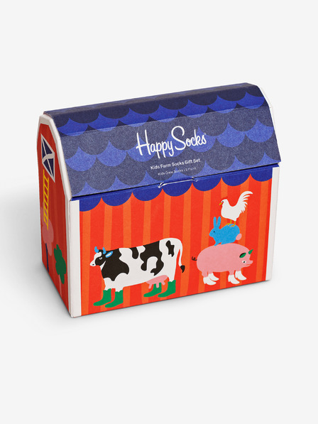 Happy Socks Happy Socks Blau gemusterte Socken Set
