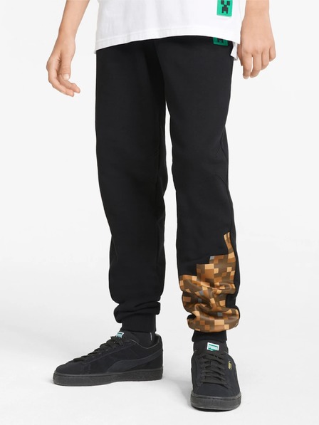 Puma Schwarze Jungen Jogginghose Puma x MINECRAFT