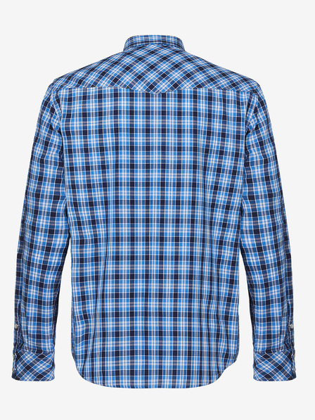 Diesel Blau kariertes Herrenhemd Diesel East