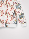 Desigual Weiße geblümte Mädchenjacke Desigual Cala