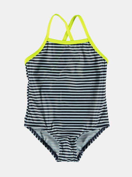 name it Weiß und blau gestreifter einteiliger Badeanzug für Mädchen, Felisia