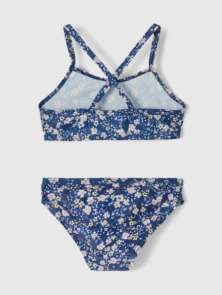 name it Zweiteiliger Badeanzug für Mädchen mit Blumenmuster, blau, Name: Felisia