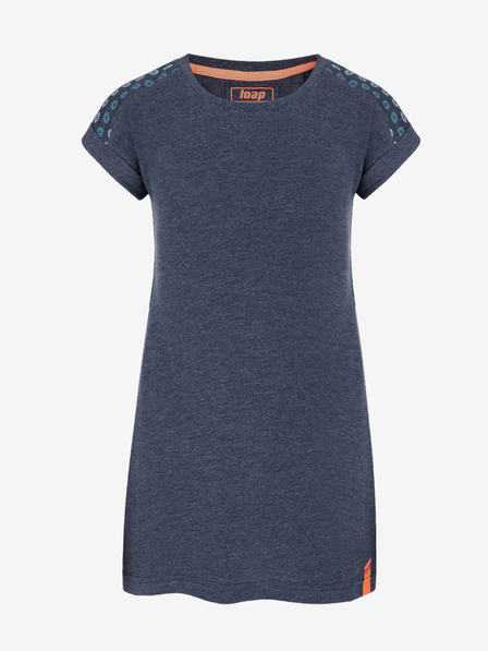 Loap LOAP Besu Dunkelblau gestreiftes Kleid für Mädchen