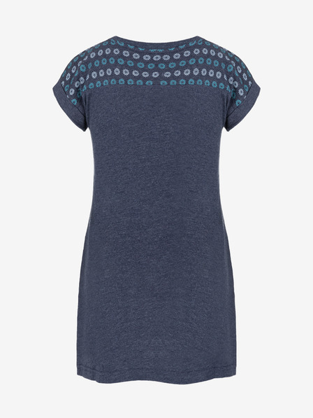 Loap LOAP Besu Dunkelblau gestreiftes Kleid für Mädchen