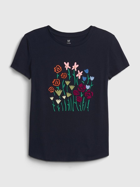 GAP Kinder-T-Shirt mit Blumen GAP