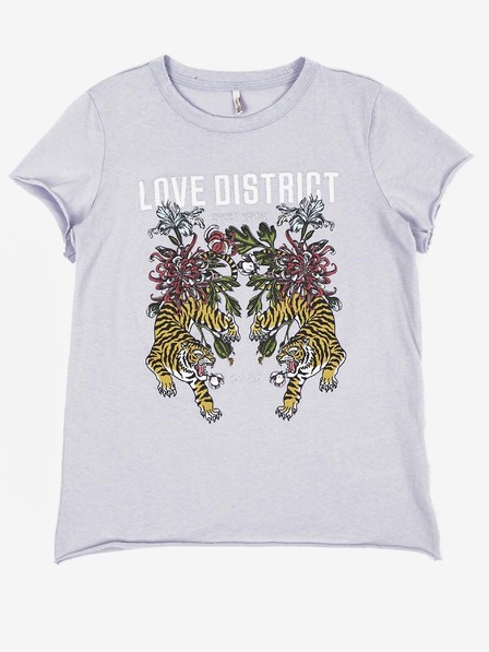 ONLY Hellviolettes Mädchen-T-Shirt ONLY Lucy