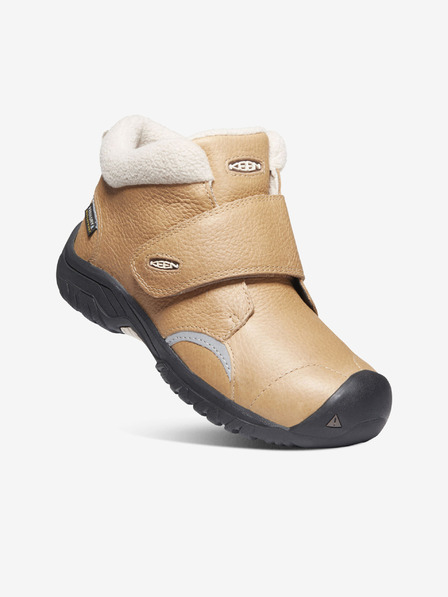 Keen Beige Kinder-Leder-Winterstiefel Keen Kootenay III