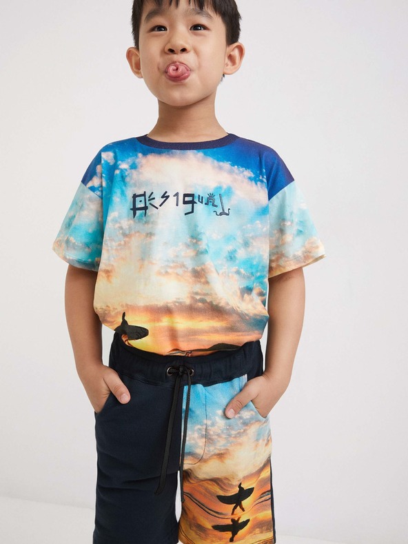 Desigual Dunkelblaue Shorts für Jungen Desigual Angel