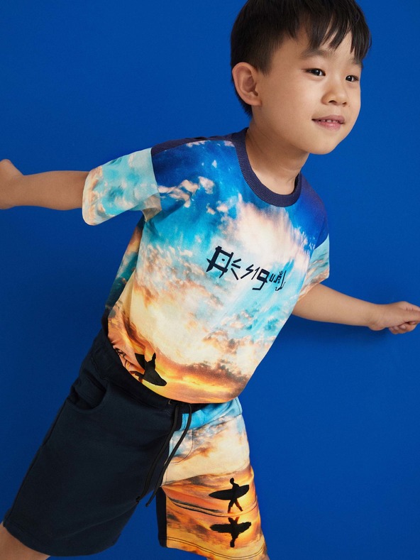 Desigual Dunkelblaue Shorts für Jungen Desigual Angel