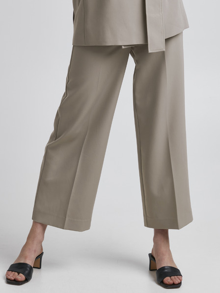 ICHI Beigefarbene Damen-Kurzhose ICHI