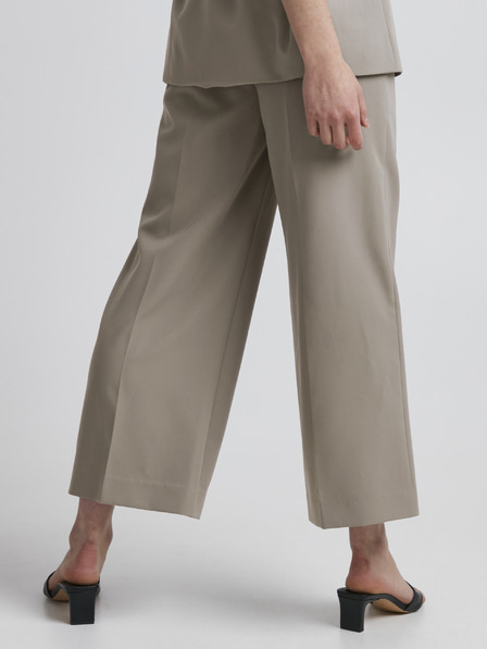 ICHI Beigefarbene Damen-Kurzhose ICHI