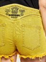 Diesel Senffarbene Damen-Jeans-Shorts Diesel