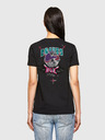 Diesel Schwarzes Damen-T-Shirt Diesel Sily