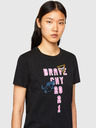 Diesel Schwarzes Damen-T-Shirt Diesel Sily