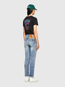 Diesel Schwarzes Damen-T-Shirt Diesel Sily