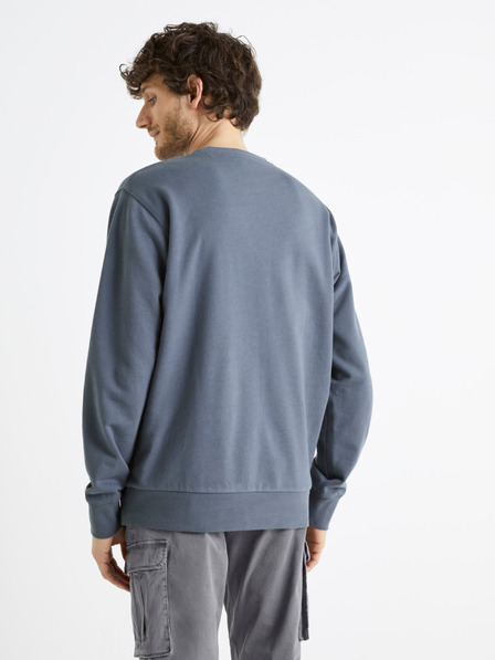 Celio Blaues bedrucktes Herren-Sweatshirt von Celio Begrif