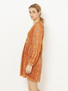 CAMAIEU Oranges Kleid mit Schlangenmuster CAMAIEU