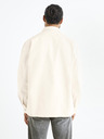 Celio Beige Herren Jeanshemd Celio Battery