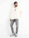 Celio Beige Herren Jeanshemd Celio Battery