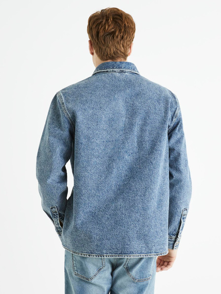 Celio Blaues Herren Jeanshemd Celio Battery