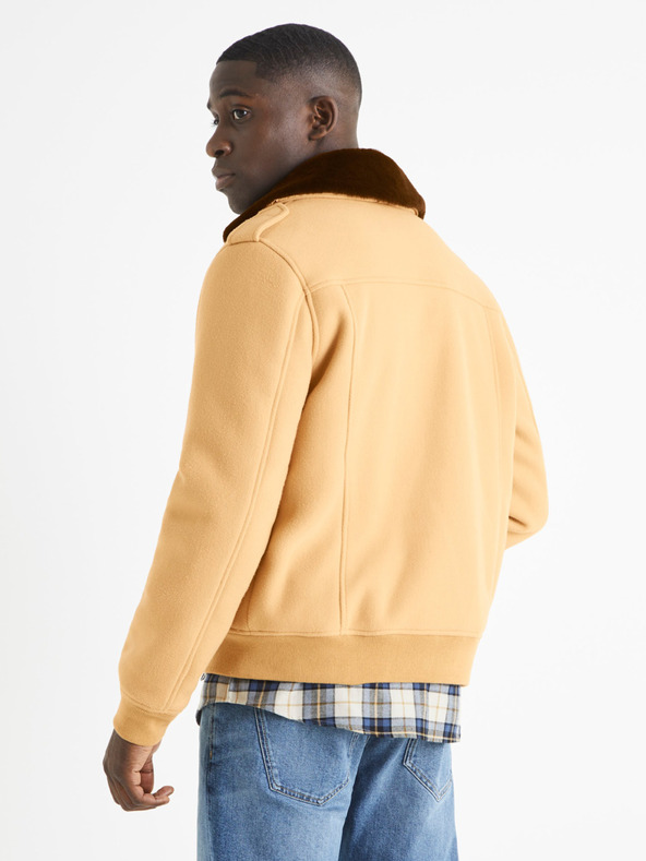 Celio Beige Herrenjacke Celio Buaviat