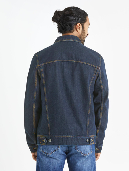Celio Dunkelblaue Herren-Jeansjacke Celio Budens