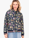 Brakeburn Dunkelblauer gemusterter Damen-Bomber Brakeburn