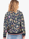 Brakeburn Dunkelblauer gemusterter Damen-Bomber Brakeburn