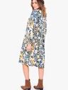 Brakeburn Weißes gemustertes Hemdblusenkleid Brakeburn