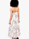 Brakeburn Weißes gemustertes langes Trägerkleid für Damen Brakeburn
