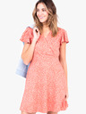 Brakeburn Koralle Gemustertes Wickelkleid Brakeburn für Damen