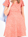 Brakeburn Koralle Gemustertes Wickelkleid Brakeburn für Damen