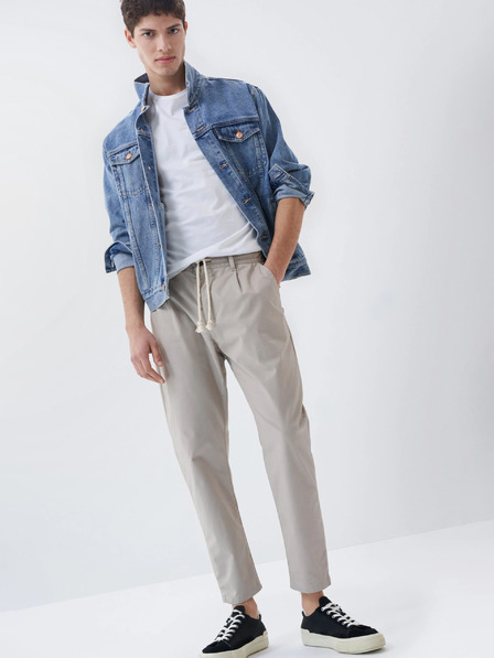 Salsa Jeans Beige Herren Chino-Hose Salsa Jeans Tapered