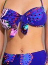 Desigual Desigual Alana II blaues gemustertes Damen-Badeanzugoberteil