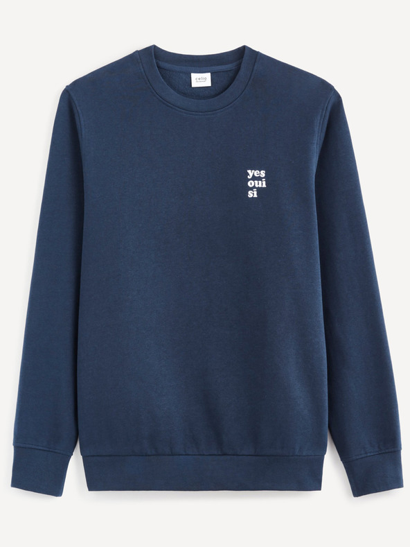 Celio Dunkelblaues Herren-Sweatshirt von Celio Beprix