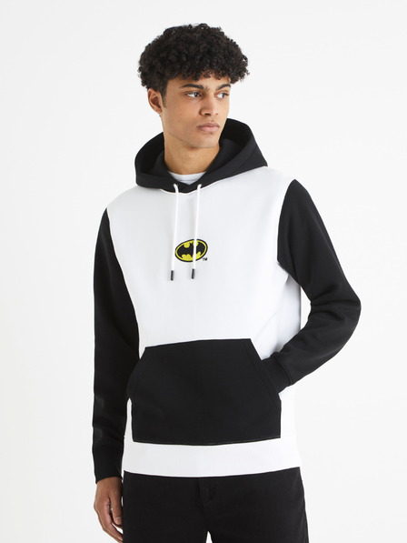 Celio Schwarz-weißes Celio Batman Herren-Sweatshirt