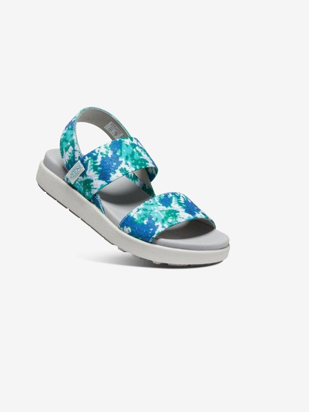 Keen Blaue gemusterte Damensandalen Keen Elle