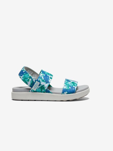 Keen Blaue gemusterte Damensandalen Keen Elle