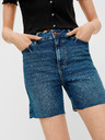 Pieces Blaue Jeansshorts Pieces Lisa