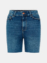 Pieces Blaue Jeansshorts Pieces Lisa