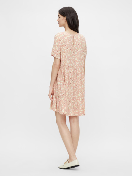 Pieces Rosa geblümtes Kleid Pieces Miller