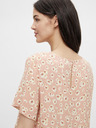Pieces Rosa geblümtes Kleid Pieces Miller