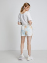 Roxy Blaue und cremefarbene Roxy Batik-Jogginghose für Damen Roxy Kindred Souls