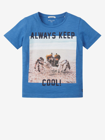 Tom Tailor Tom Tailor blaues bedrucktes T-Shirt für Jungen