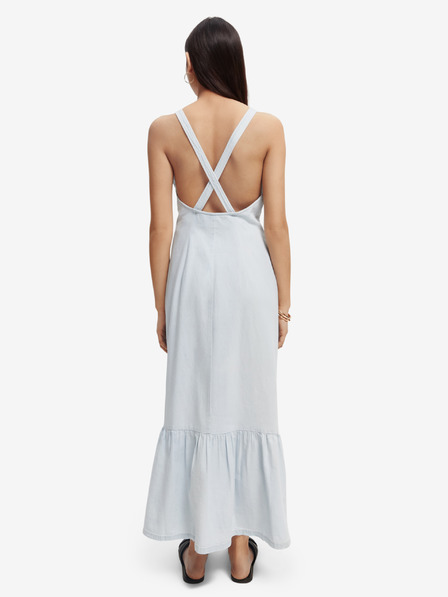 Scotch & Soda Hellblaues Maxikleid für Frauen Scotch & Soda