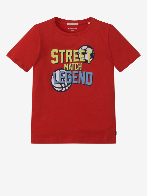 Tom Tailor Rotes Tom Tailor-T-Shirt für Jungen