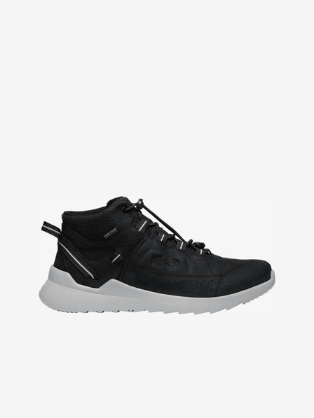 Keen Schwarze Herren Leder Wasserdichte Turnschuhe Keen Highland Chukka