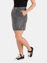 Sam 73 Grauer Damen Jeansrock mit Ärmeln SAM 73