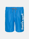 Sam 73 Blaue bedruckte Badeshorts für Herren SAM 73